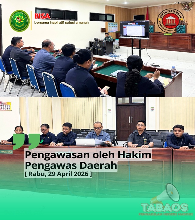 PENGAWASAN OLEH HAKIM PENGAWAS DAERAH VIRTUAL 29042026